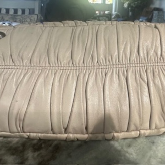 Prada Quilted Leather Med. Double Handle Leather Handbag w/Add'l Shoulder Strap - Picture 15 of 16